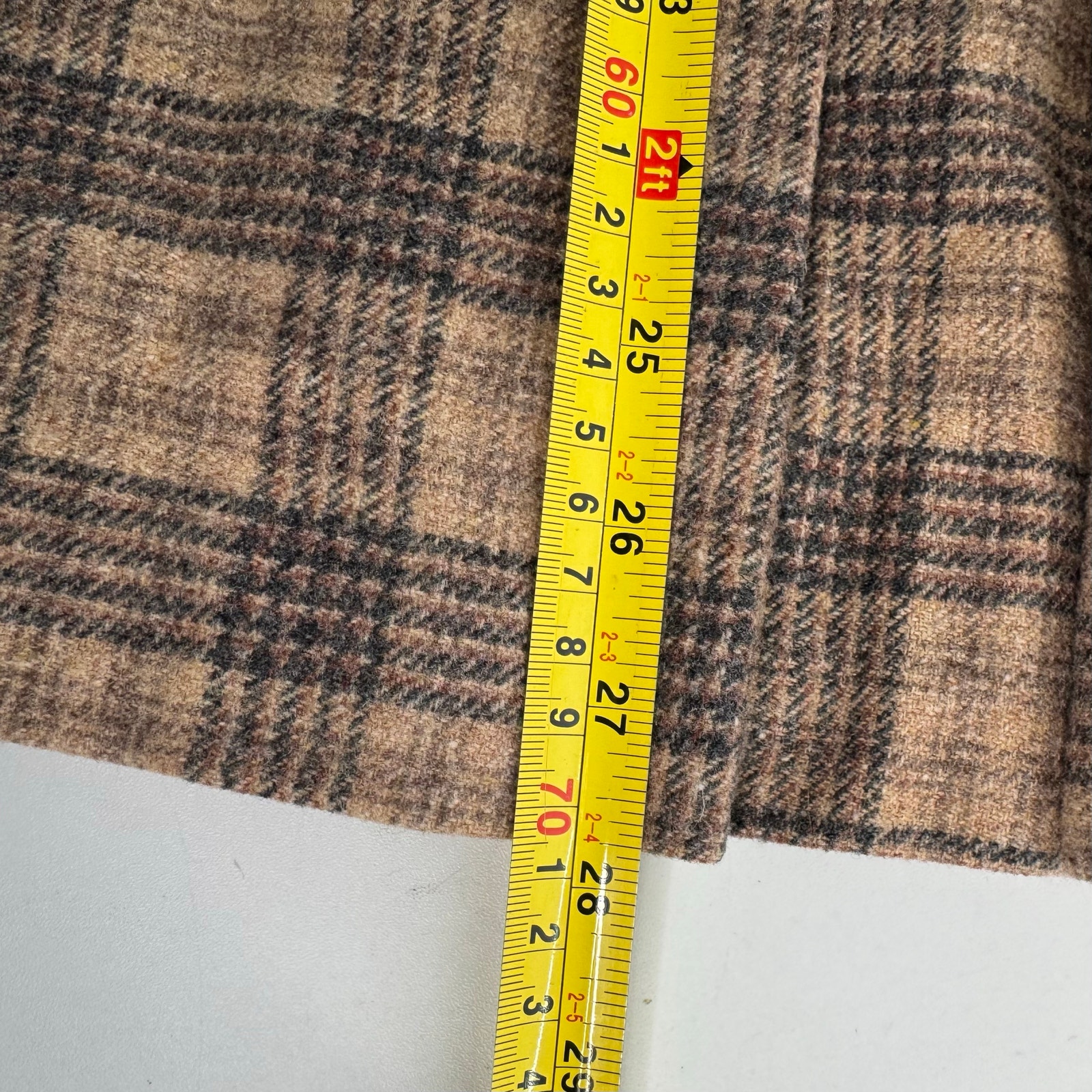 Vintage Sir For Her Wool Skirt Plaid Women Skirt Size Med Classic Boho Academia — image 6 of 6